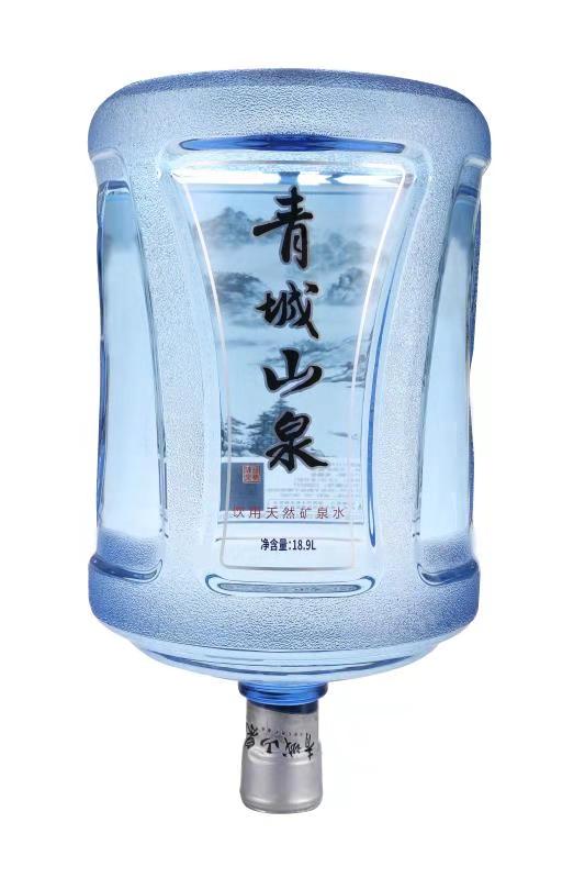 青城山泉飲用天然礦泉水18.9L/桶(無(wú)水桶，需押桶)